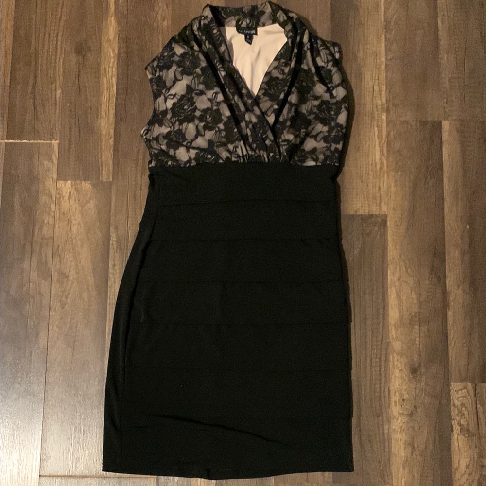 Elegant Black Lace Dress